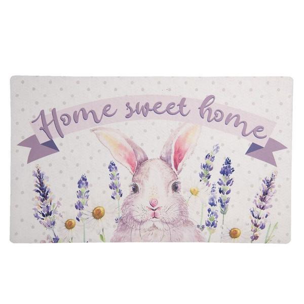 Covoras intrare antiderapant decor lavanda 74 cm x 1 cm x 44 h - decorer