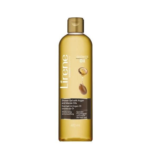 Gel de dus hidratant Lirene cu ulei de Argan si Marula 400ml