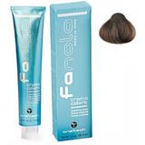 Vopsea Crema Permanenta Fanola 7.1 Blond Cenusiu, 100ml