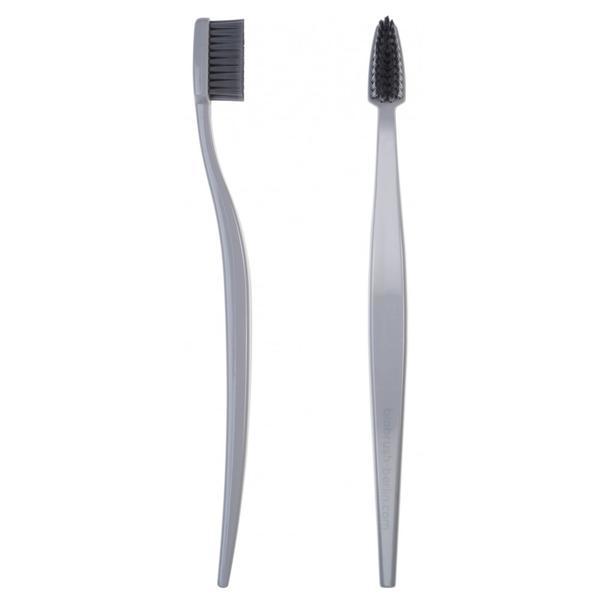 Periuță de dinți organică medium-soft - gri biobrush