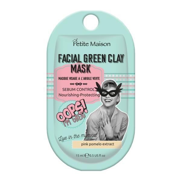 Mască de față Petite Maison green clay mask, 15 ml