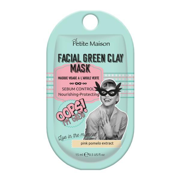 Mască de față petite maison green clay mask, 15 ml