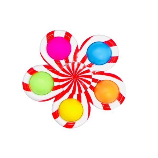 Jucarie senzoriala spinner Dimple, Bubble, 5 bule, Shop Like A Pro, multicolora, 9cm