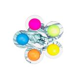 Jucarie senzoriala spinner Dimple, New York, 5 bule, Shop Like A Pro ,  multicolora, 9cm