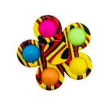 Jucarie senzoriala spinner Dimple, radius, 5 bule, Shop Like A Pro ,  multicolora, 9cm