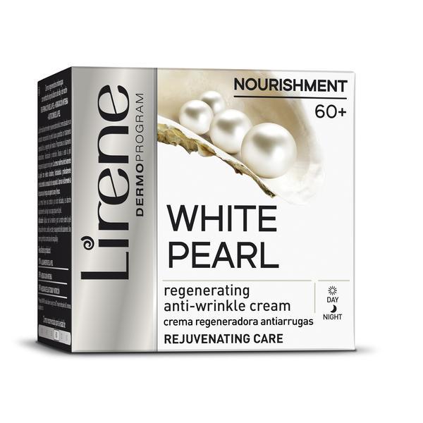 Crema antirid regeneratoare LIRENE, cu perle albe pentru zi si noapte, 50ml