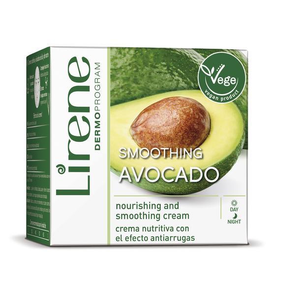 Crema de fata netezitoare si hranitoare LIRENE, cu ulei de avocado, pentru zi si noapte, 50ml