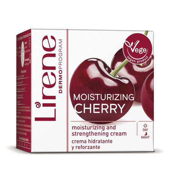 Crema pentru zi si noapte Lirene hidratanta cu extract de cirese si efect de fermitate, 50ml 50ml imagine 2022