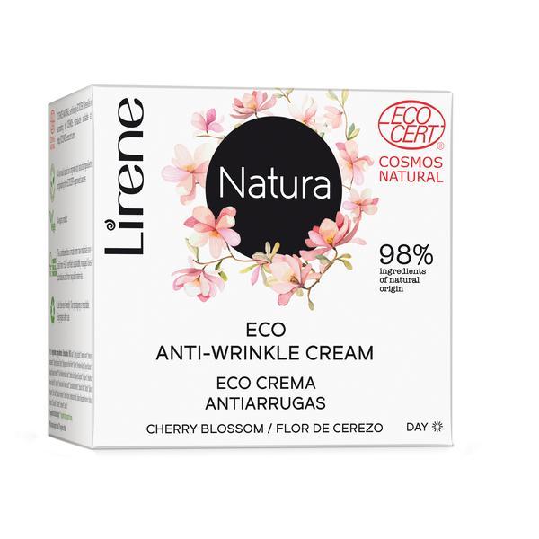 Crema ECO anti-rid pentru zi LIRENE NATURA, cu extract din floare de cires , 98% ingrediente de origine naturala, 50ml #98