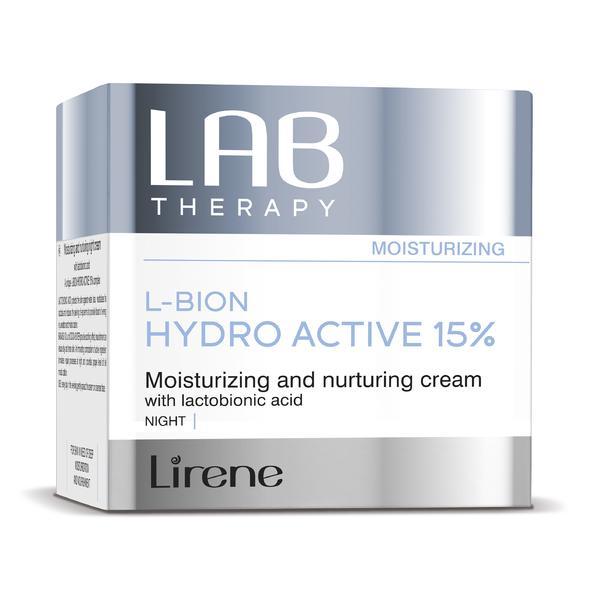 Crema de noapte Lirene LAB Therapy hidratanta si hranitoare cu acid lactobionic, 50ml esteto.ro imagine noua 2022