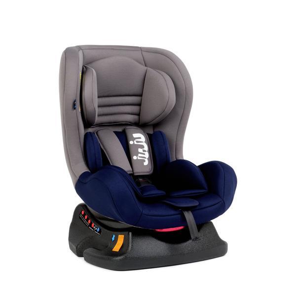 Scaun auto juju little rider, gri-bleumarin