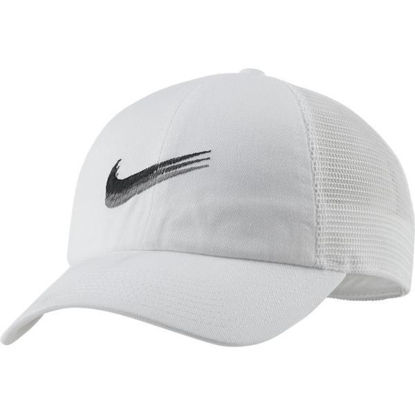 Sapca unisex nike sportswear heritage 86 swoosh trucker dc4022-100, marime universala, alb