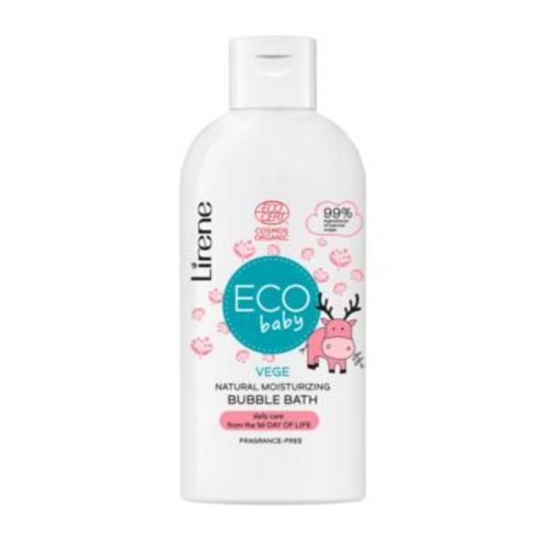 Spuma de baie hidratanta eco baby cu 99% ingrediente naturale pentru ingrijirea zilnica incepand cu prima zi de viata, 250ml