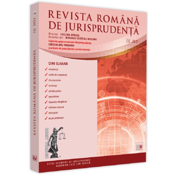 Revista romana de jurisprudenta nr.1/2021
