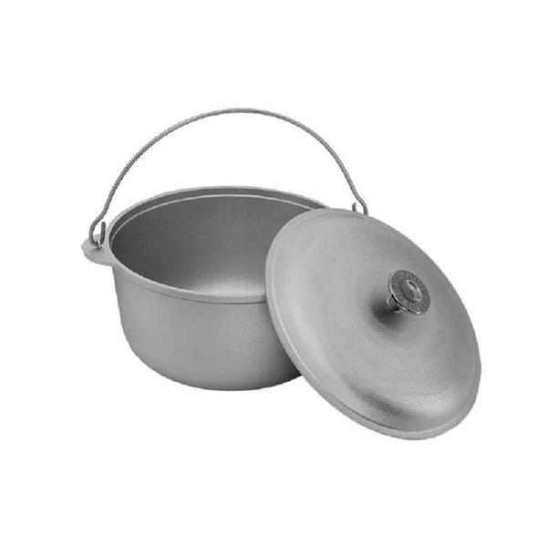 Ceaun aluminiu alimentar cu capac 20 l - biol