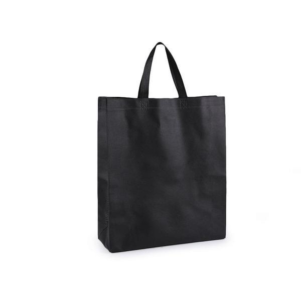 Sacosa cumparaturi non-woven 34 x 40 cm, negru