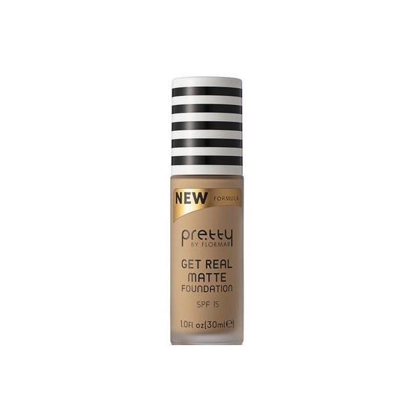 Fond de ten Pretty by Flormar Get Real Matte 05 Soft Beige, 30 ml Beige imagine noua
