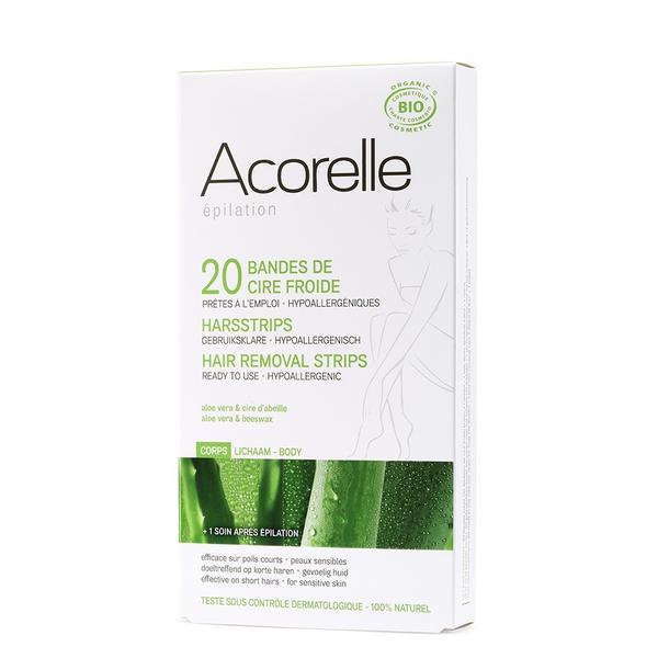 Benzi depilatoare cu ceara rece pentru corp Acorelle, 10x2buc Acorelle Acorelle
