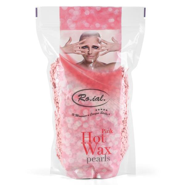 Ceara pentru epilare traditionala perle, rosa, roial, 800g