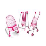 Set 3 piese pentru papusi Baby Play House-8848-8A 