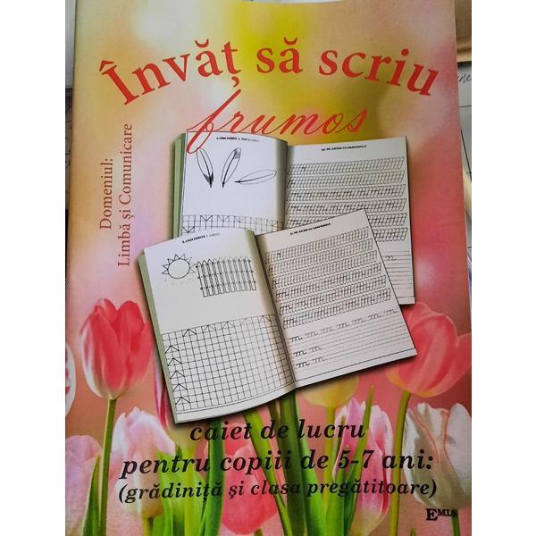 Invat sa scriu frumos 5-7 ani - elena faur, editura emia