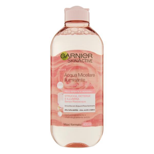 Apa micelara imbogatita cu apa de trandafiri Garnier Skin Active, 400ml esteto.ro imagine 2022
