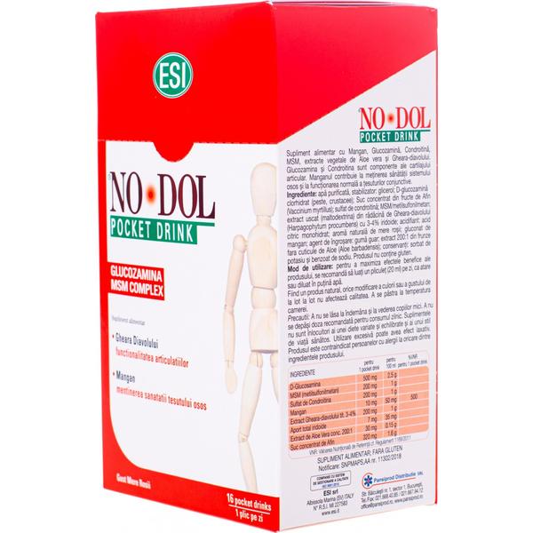 Poket Drink No-Dol ESI, 16 buc x 20 ml