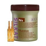 Ser Nutritiv Restructurant pentru Par Silkat Bes, 12 fiole x 10 ml