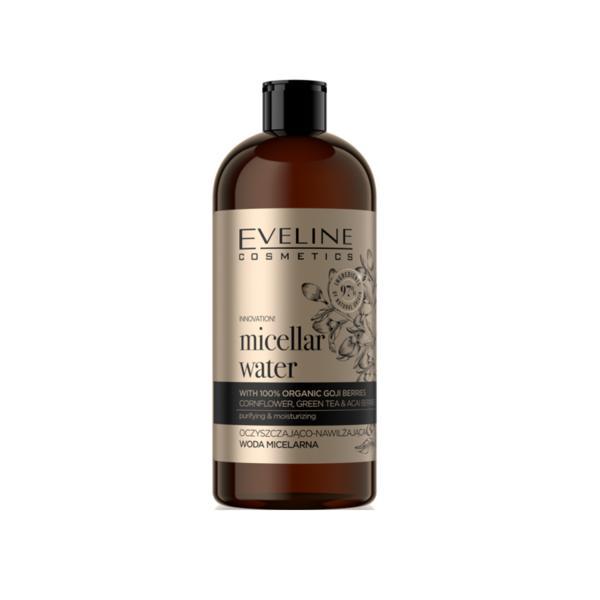 Apa micelara profesionala, eveline cosmetics, purifying   moisturizing, 500 ml