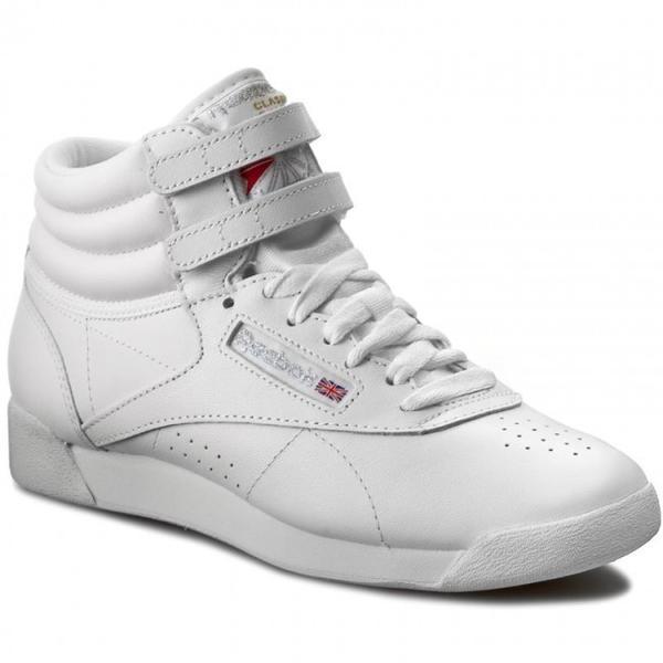 Pantofi sport femei reebok classic freestyle hi 2431, 35, alb
