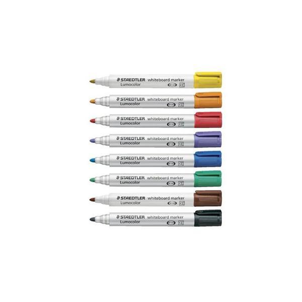 Staedtler marker non permanent tabla varf rotund 2mm 8 cul/set