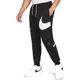 Pantaloni barbati Nike Sportswear Swoosh Semi-Brushed-Back DD6001-010, M, Negru