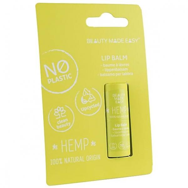 Balsam de Buze Zero Plastic cu Canepa Lip Balm Beauty Made Easy, 6 g