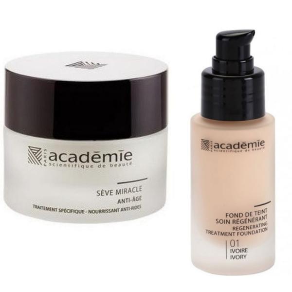 Pachet academie crema seve miracle 50ml si fond de ten 30ml