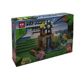 Set de constructie LEGO Minecraft 4 in 1, My world, 187 piese, 6 ani