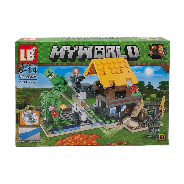 Set de constructie, My world, 221 piese, 4 in 1, 6 ani