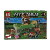 Set de constructie LEGO Minecraft, My world, Topogan, 227 piese, 4 in 1