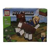 Set de constructie Lego Minecraft, horse, My world, 201 piese