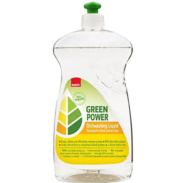 Detergent de vase - sano green power dishwashing liquid, 700 ml