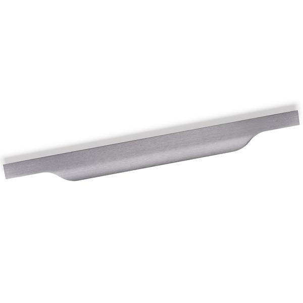 Maner pentru mobila vector, finisaj gri periat, l:197 mm