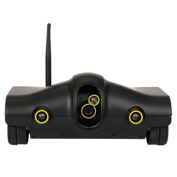 Mini tanc spion i-spy rover, wireless, negru