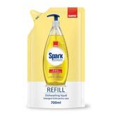 Rezerva Detergent Lichid pentru Vase cu Aroma de Lamaie - Sano Spark Dishwashing Liquid Lemon Refill, 700 ml