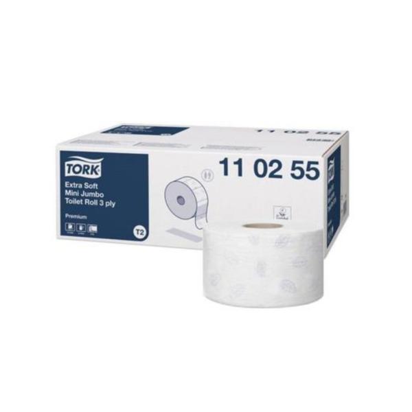 Hartie igienica alba, pt dispenser, 3 straturi, 120ml, 12role/bax – Tork Extra Soft 110255 esteto.ro imagine noua