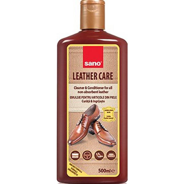 Lotiune pentru Curatarea Articolelor din Piele – Sano Leather Care, 500 ml