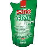 Rezerva Detergent pentru Geamuri Verde – Sano Clear Green Refill, 750 ml