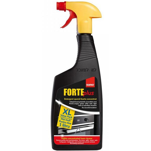 Detergent Degresant Spuma Foarte Concentrat – Sano Forte Plus Highly Concentrated Foam Cleaner, 1000 ml