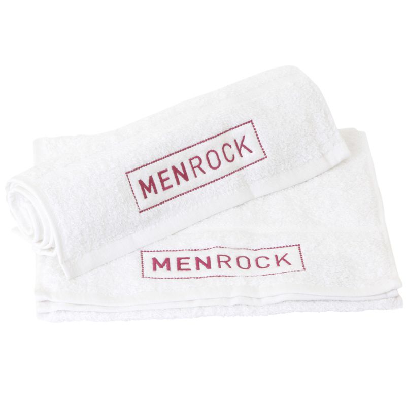 Prosop pentru Barbierit - Men Rock White Cotton Shaving Towel poza