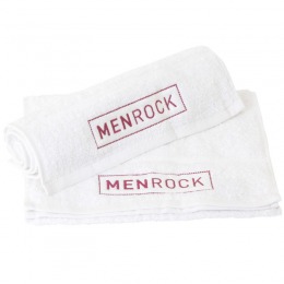 Prosop pentru barbierit - men rock white cotton shaving towel