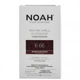Vopsea de par naturala fara amoniac 6.66 Blond roscat inchis Noah, 140 ml