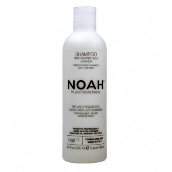 Sampon natural fortifiant cu lavanda pentru uz frecvent si scalp sensibil (1.3) noah, 250 ml